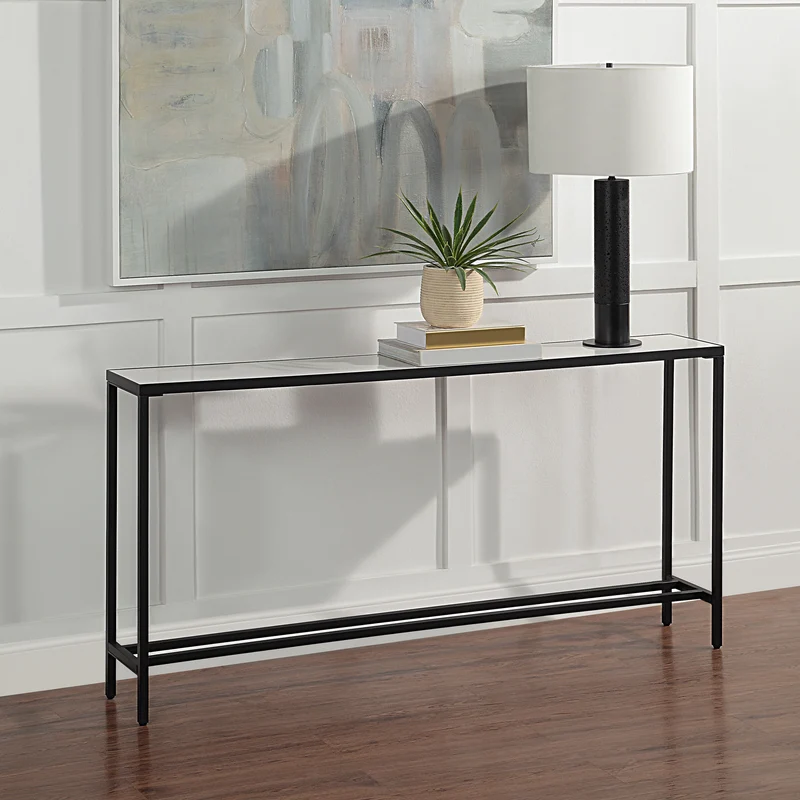 Loom Console Table - White Quartz
