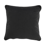 Velvet Charcoal Toss Cushion