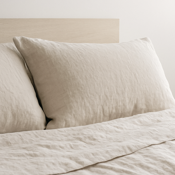 Timmins Natural Linen Pillowcase Set of 2