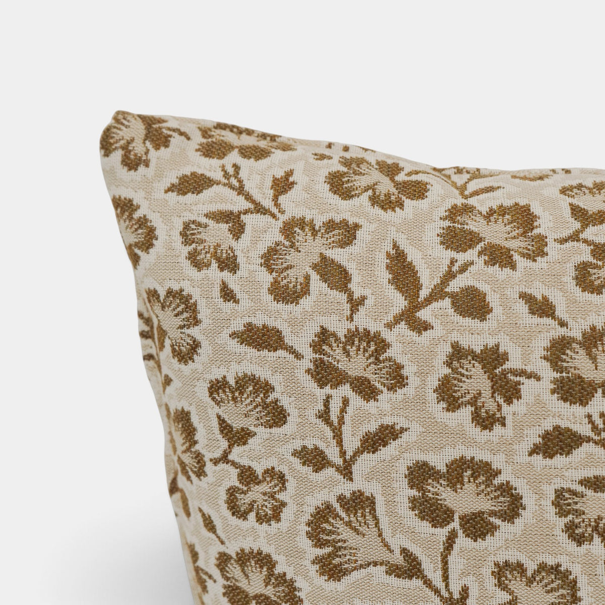 Mia Toffee 20" Sunbrella® Outdoor Toss Pillow