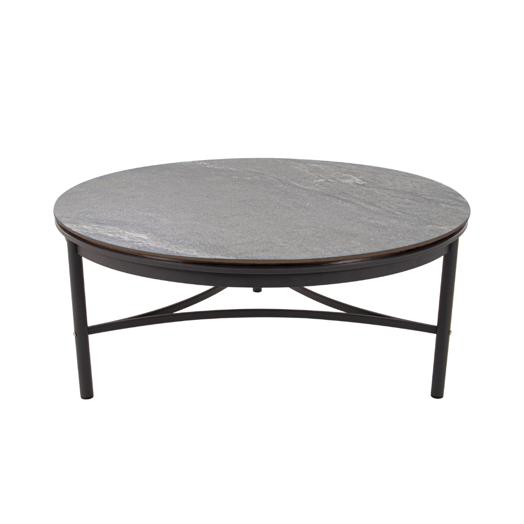 Lawrence Coffee Table w/ Ceramic Top - Slate