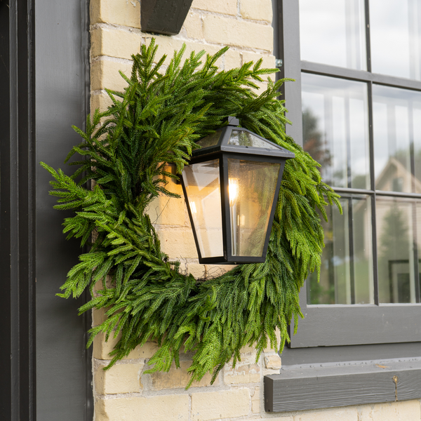 Artificial Fresh Touch Norfolk Pine Wreaths