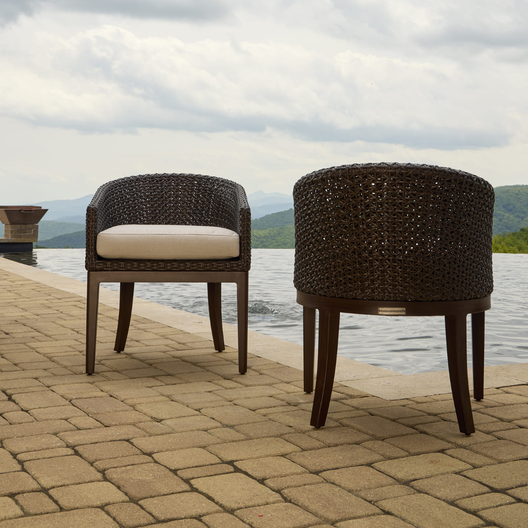 Nottingham Espresso Wicker Dining Chair