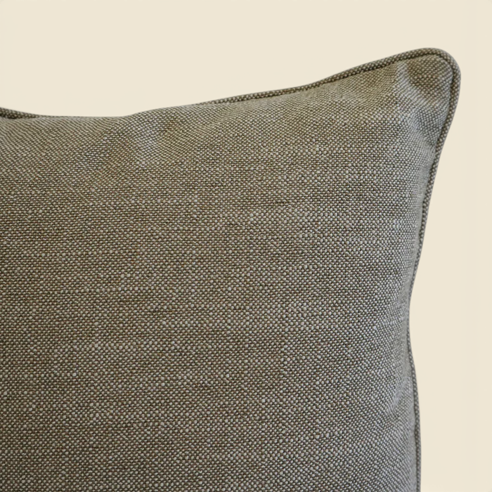 Linen Brown Toss Cushion