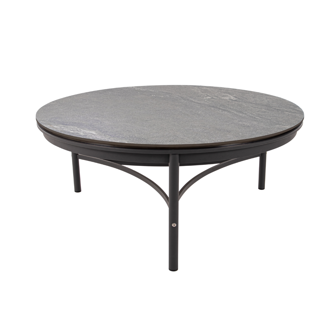 Lawrence Coffee Table w/ Ceramic Top - Slate