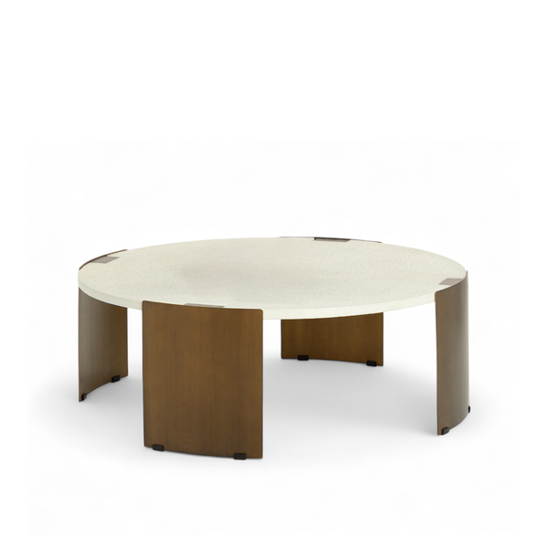 Odyssey Concrete Coffee Table - Bone