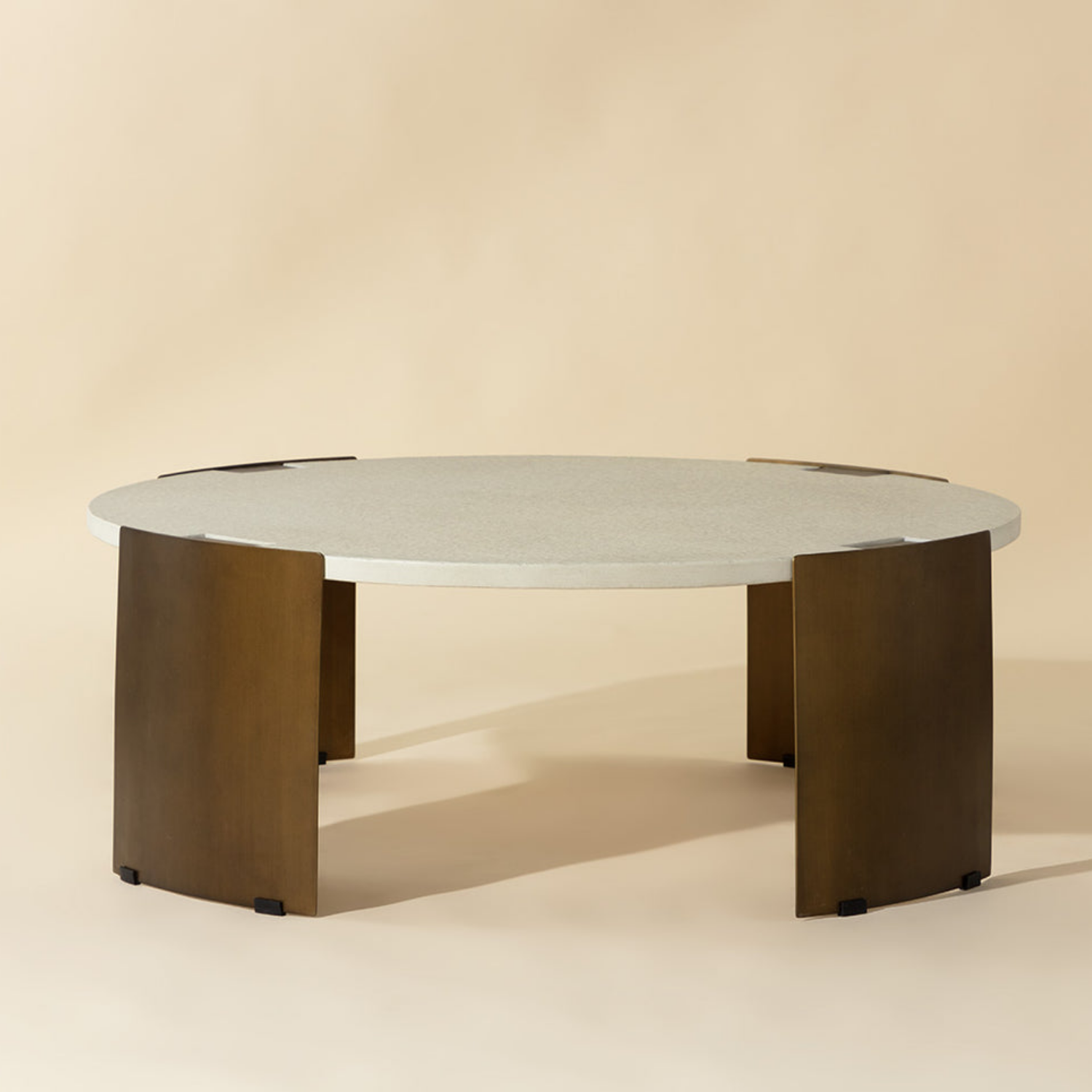 Odyssey Concrete Coffee Table - Bone