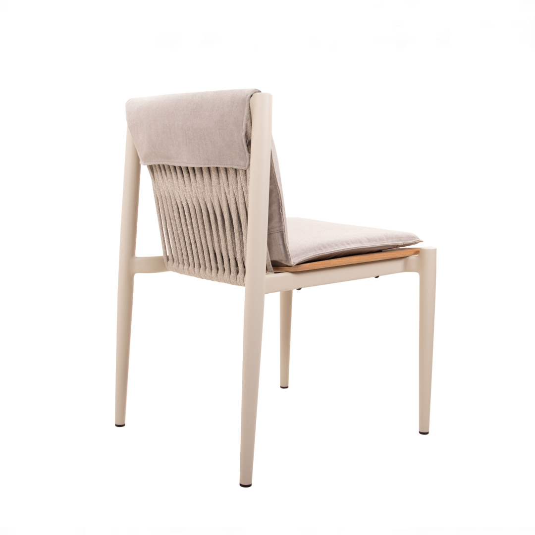 Riska Dining Side Chair w/ Cushion - Linen