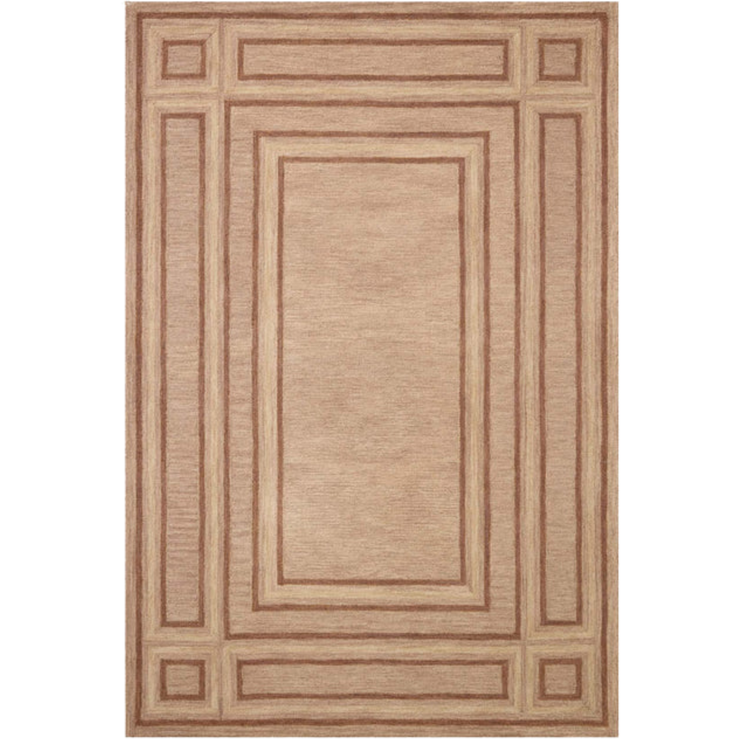 Chris Loves Julia x Loloi Alfie Blush/Rose Wool Rug