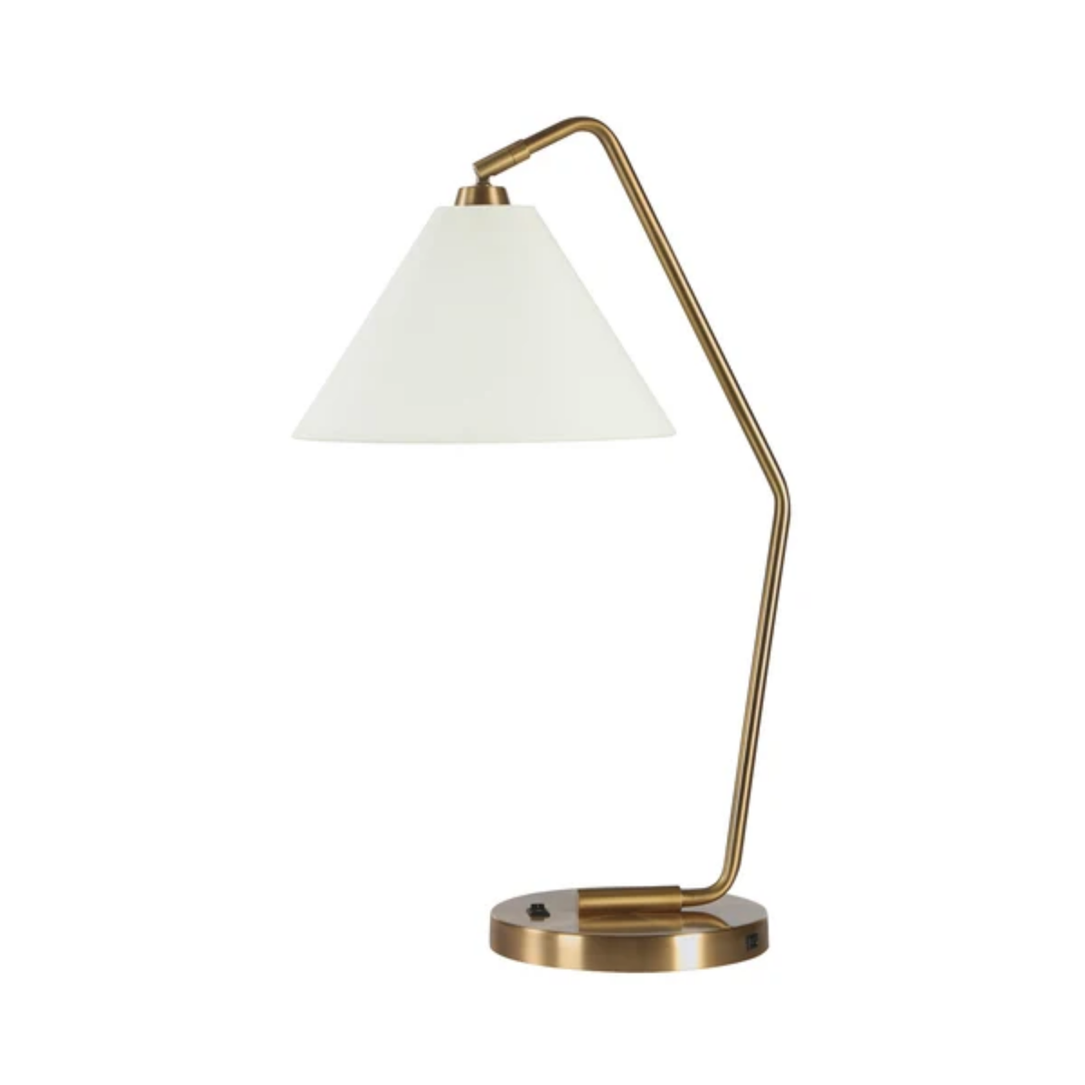 Angles Iron Table Lamp - Dark Antique Brushed Brass