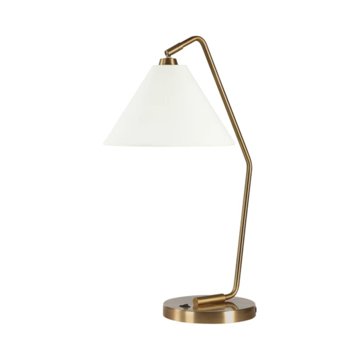 Angles Iron Table Lamp - Dark Antique Brushed Brass