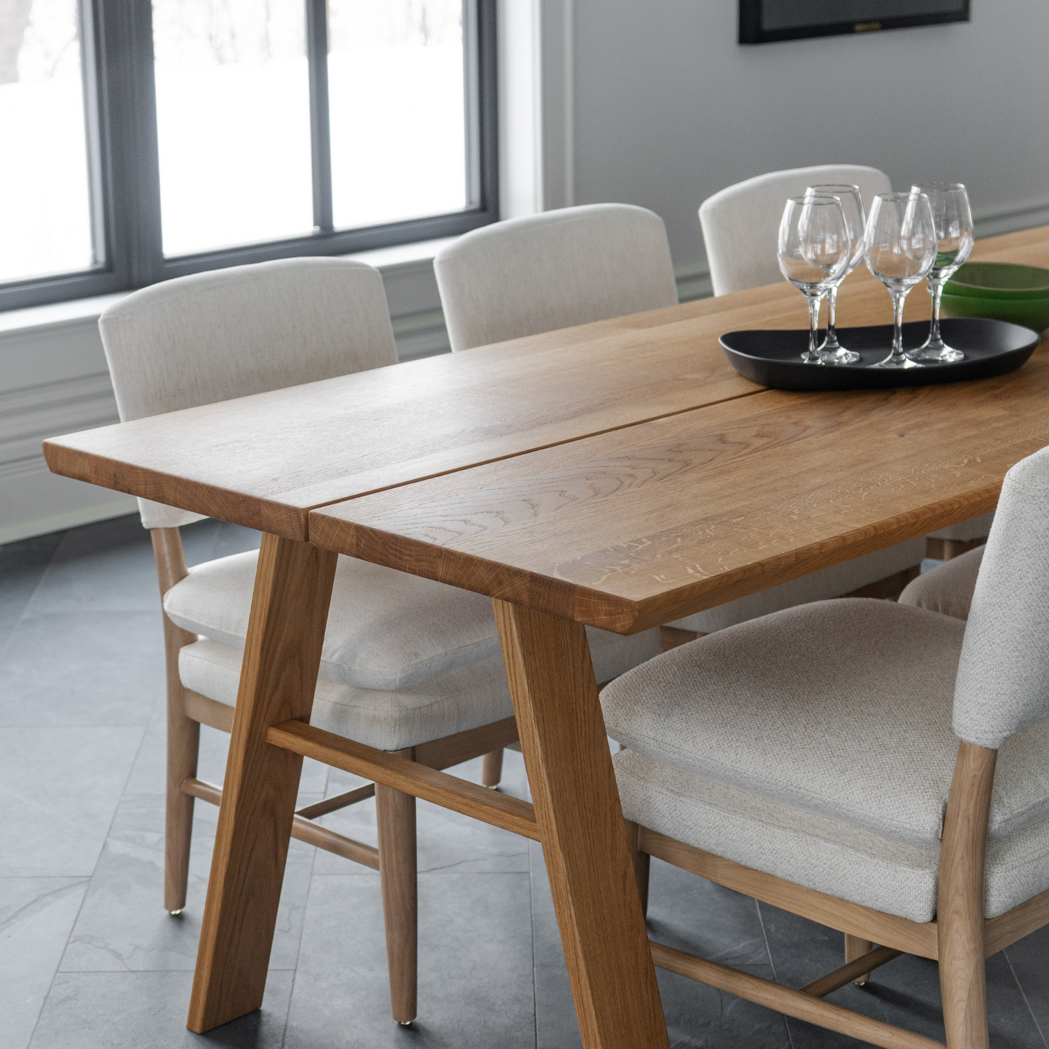 Aarhus 87" Oak Dining Table