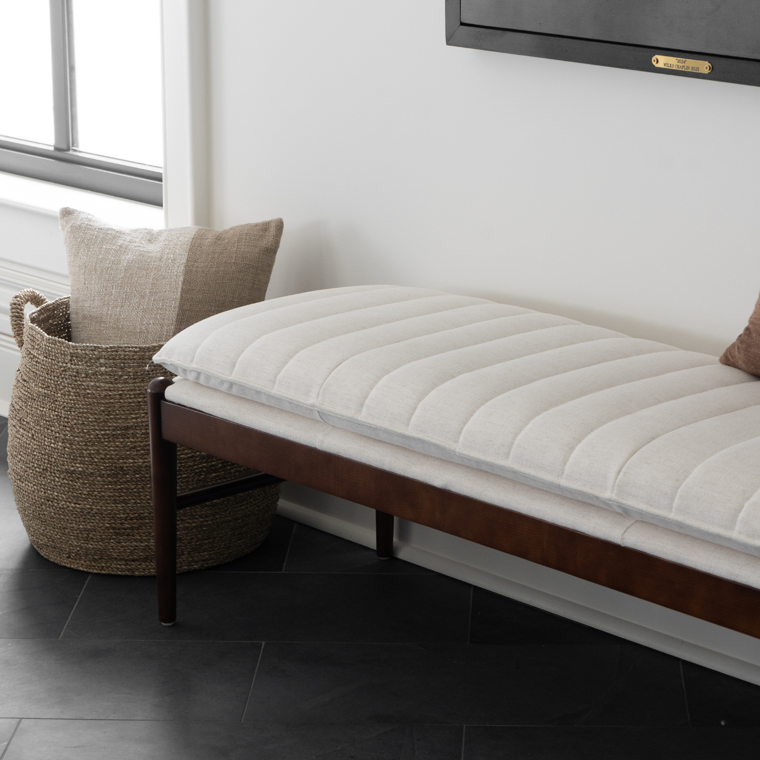 Airdrie Bench - Crypton® Nomad Snow