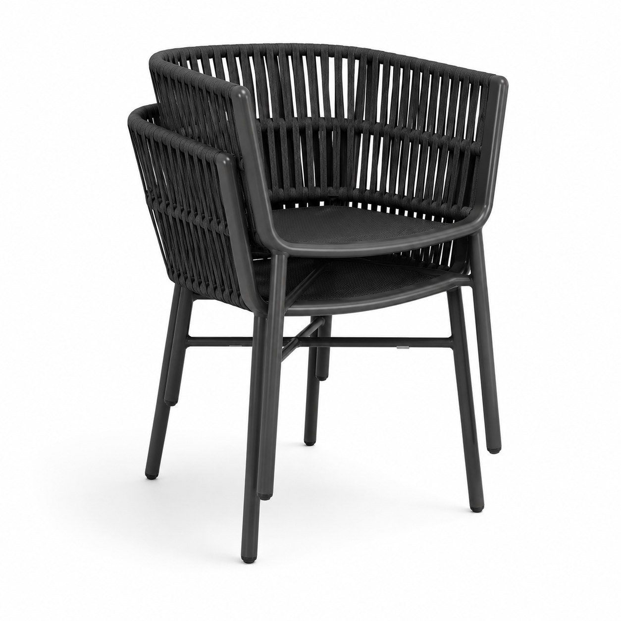 Alta Charcoal Dining Arm Chair