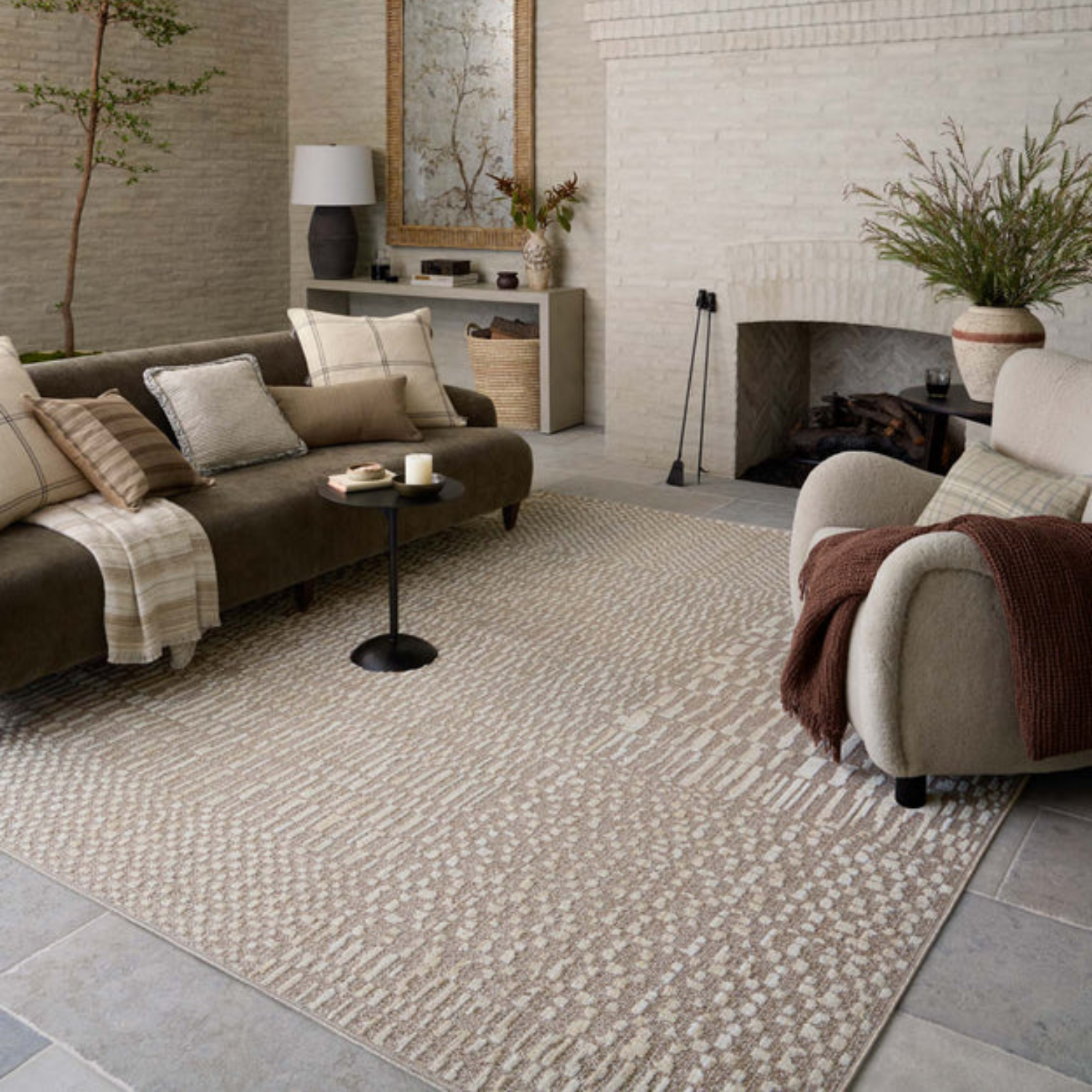 Amber Lewis x Loloi Bexley Natural/Birch Rug