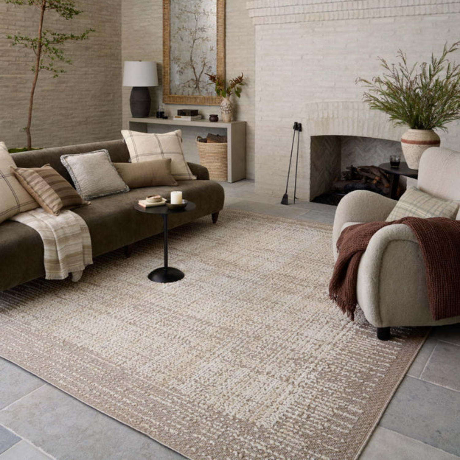 Amber Lewis x Loloi Bexley Natural/Taupe Rug