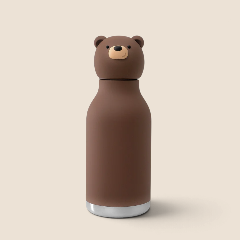 Buddy 16oz Water Bottle- Honey Brown Bear
