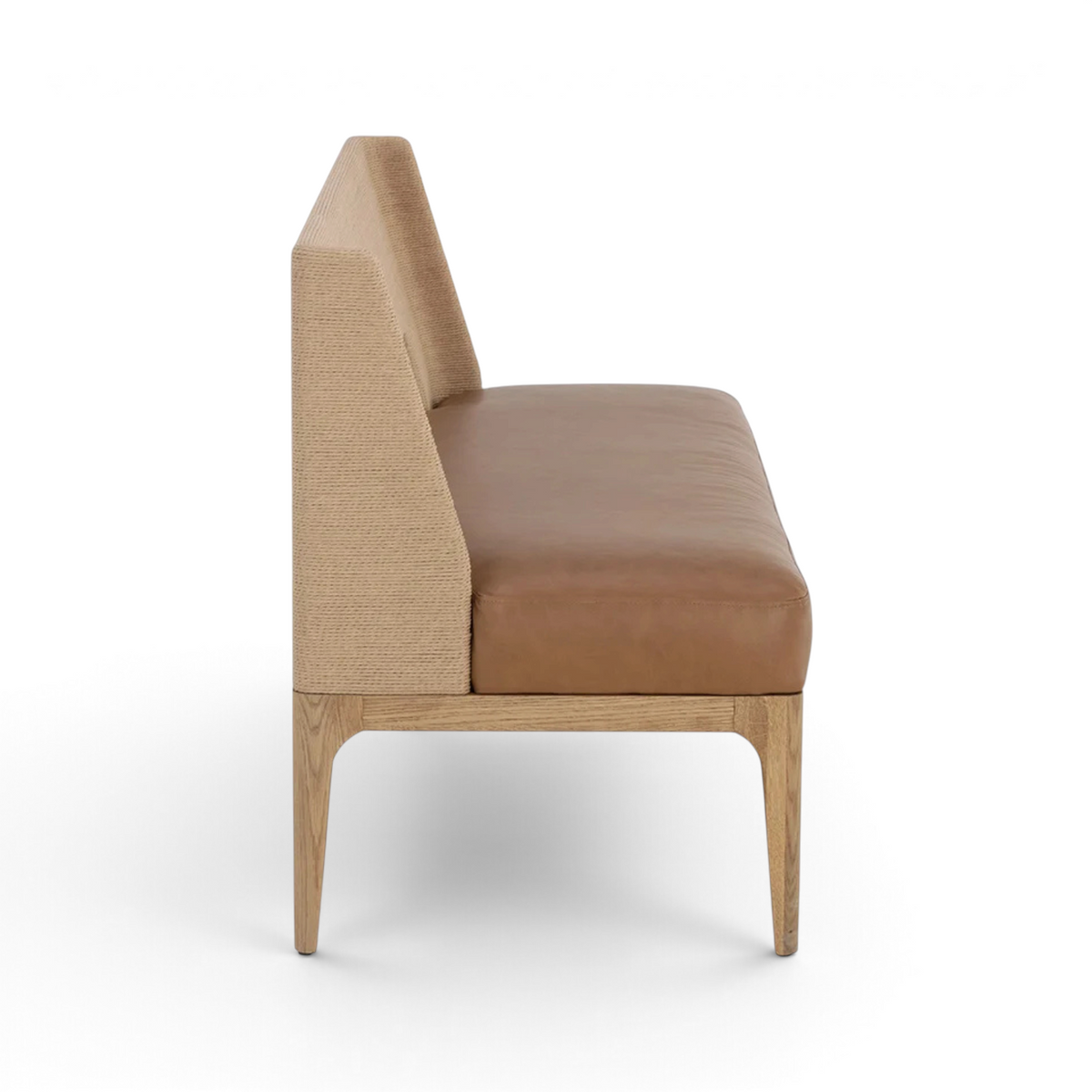 Bellano Faux Leather Banquette - Milliken Cognac