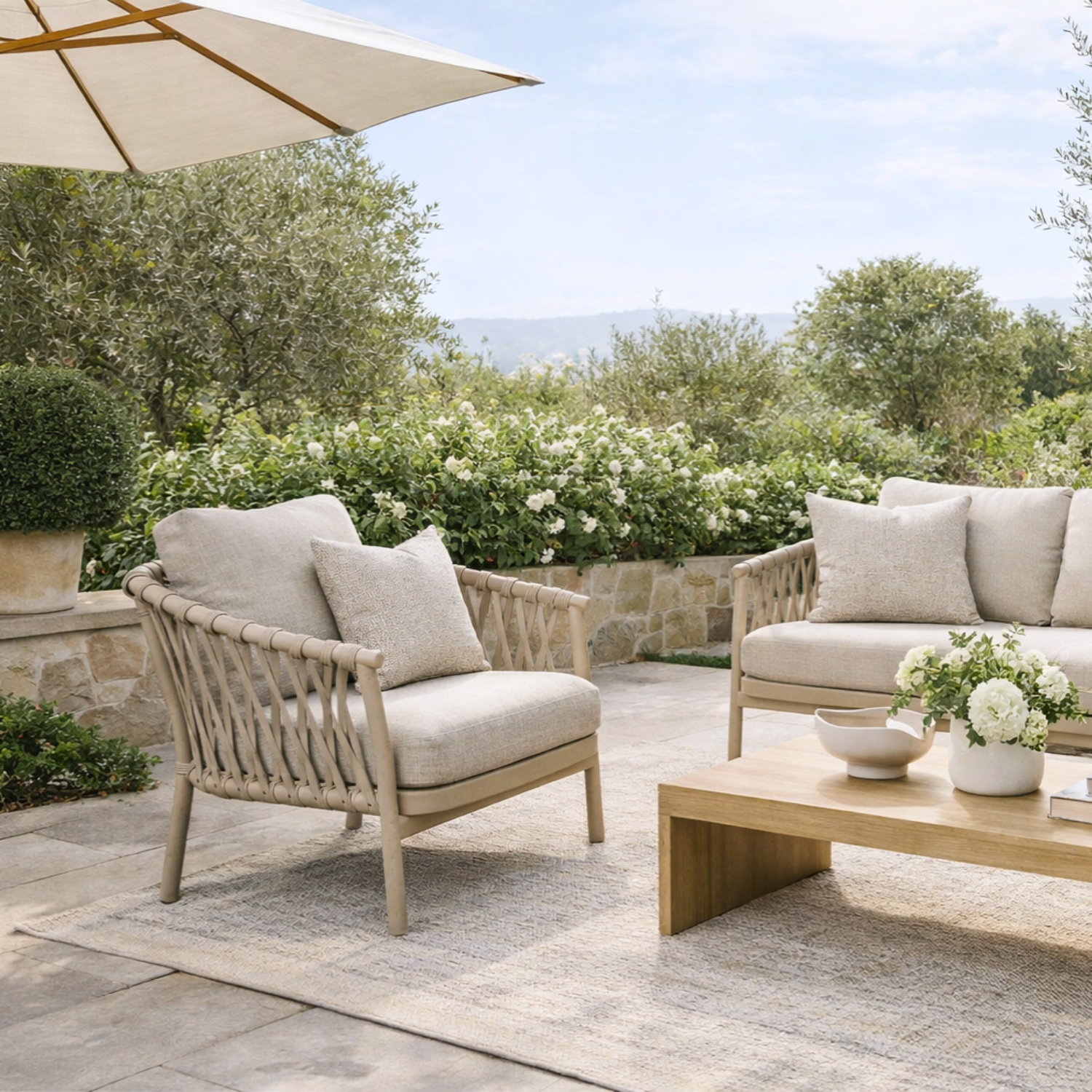 Bellvue Club Chair - Stone Taupe