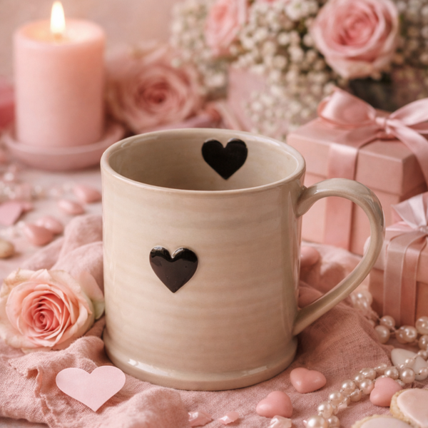 Black Heart Mug