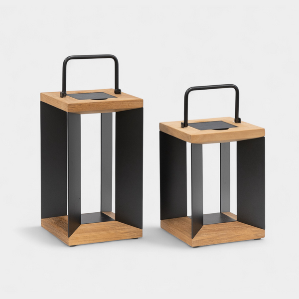 Blade Gunmetal Solar Lanterns