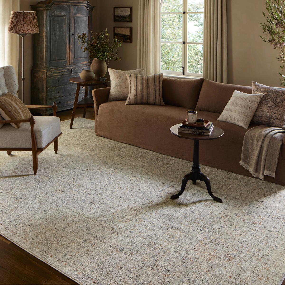 Amber Lewis x Loloi Honora Bone/ Multi Rug