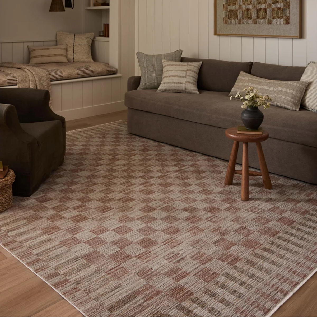 Amber Lewis x Loloi Cali Brick/ Natural Rug