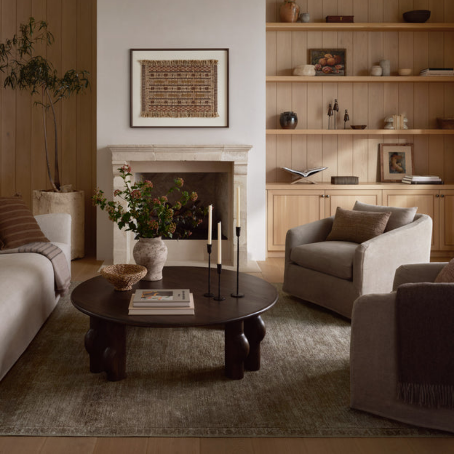 Amber Lewis x Loloi Cambria Ash/Bark Rug