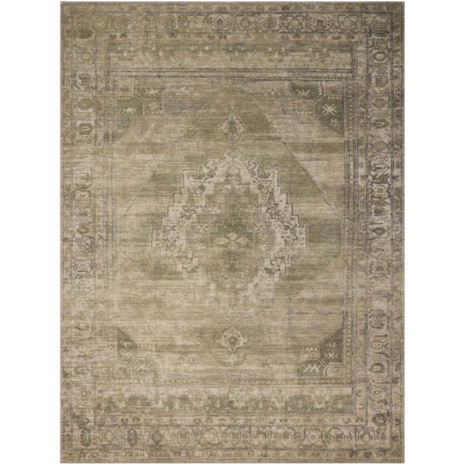 Amber Lewis x Loloi Cambria Sand/Olive Rug