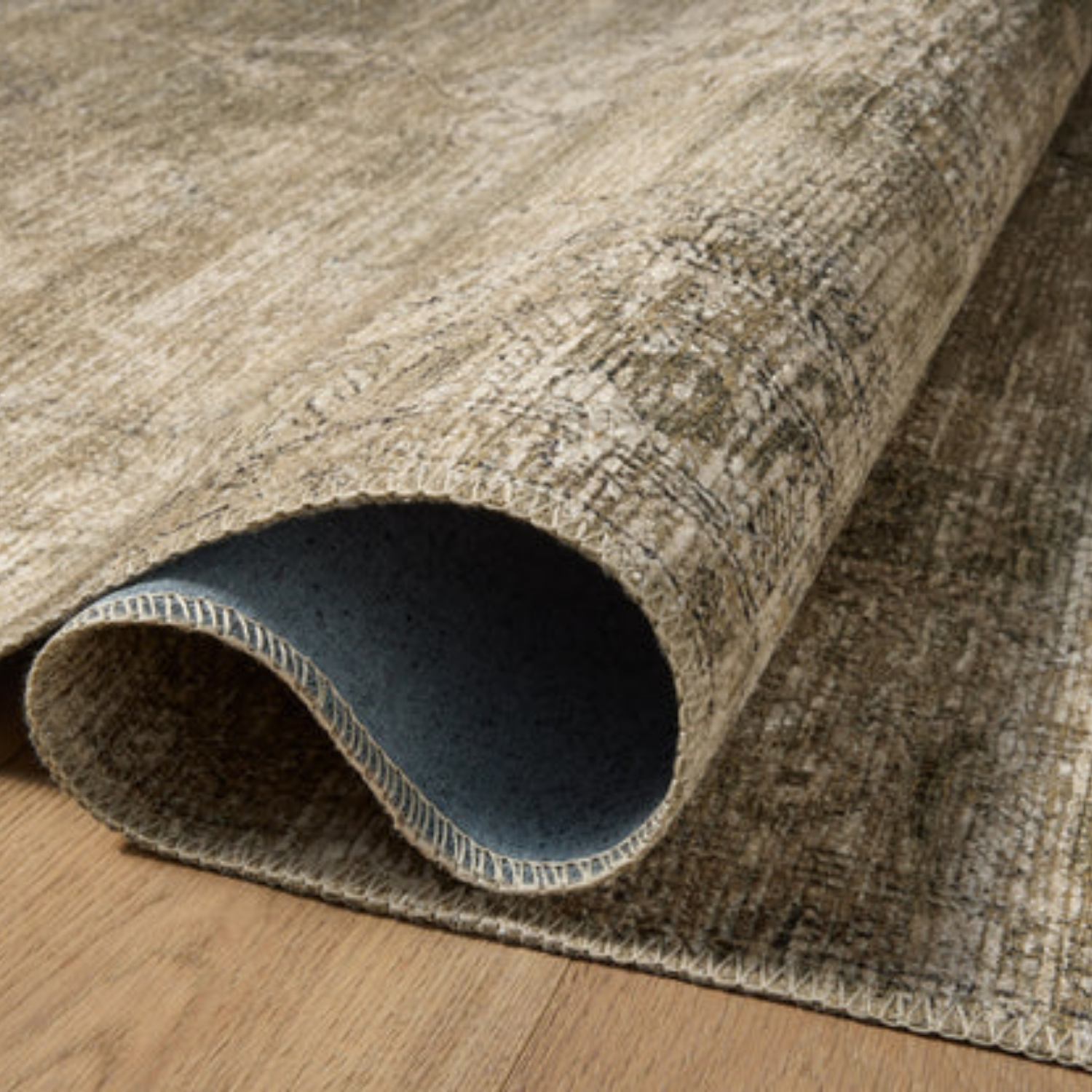 Amber Lewis x Loloi Cambria Sand/Olive Jute Rug