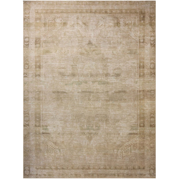 Amber Lewis x Loloi Cambria Natural/Jade Rug
