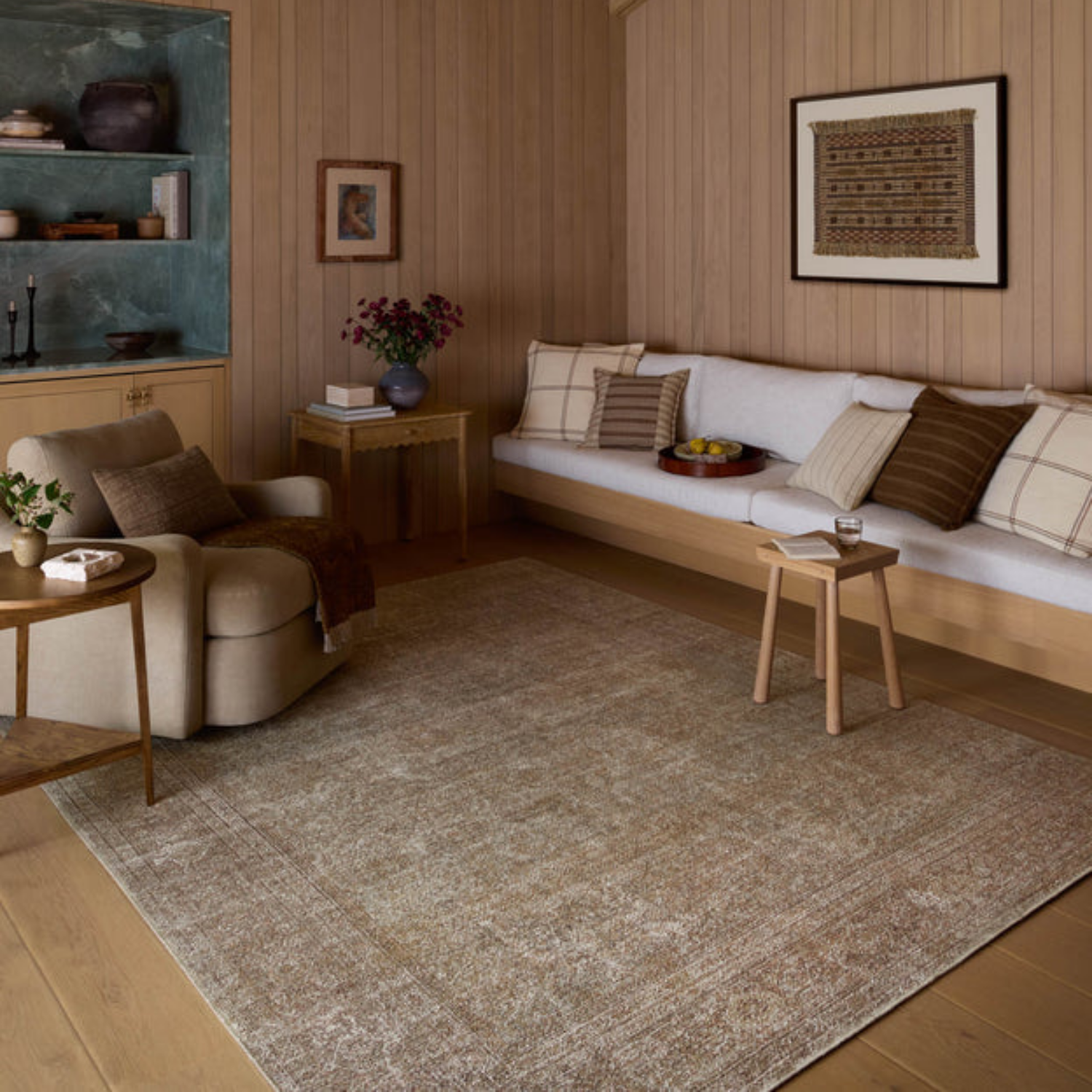 Amber Lewis x Loloi Cambria Multi/Natural Rug