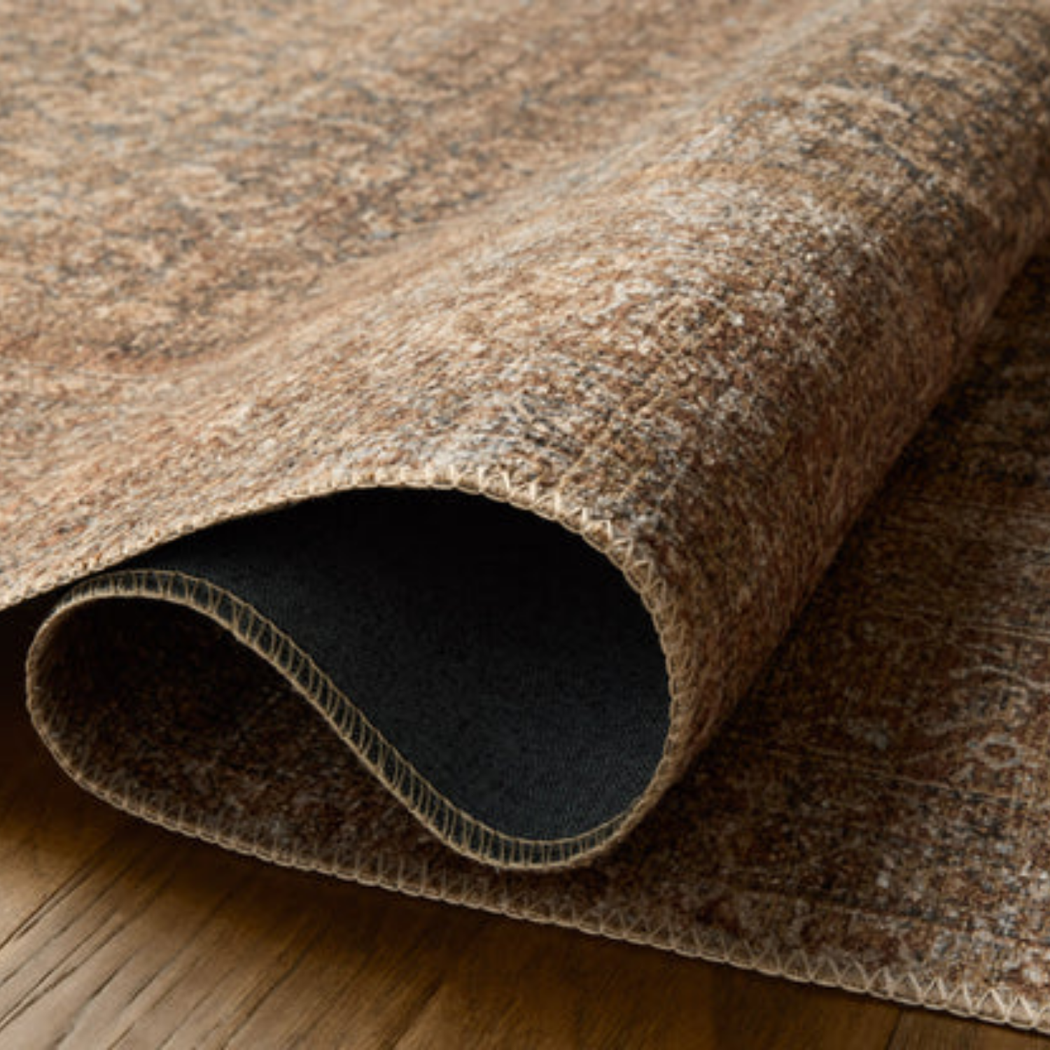 Amber Lewis x Loloi Cambria Ocean/Bark Jute Rug