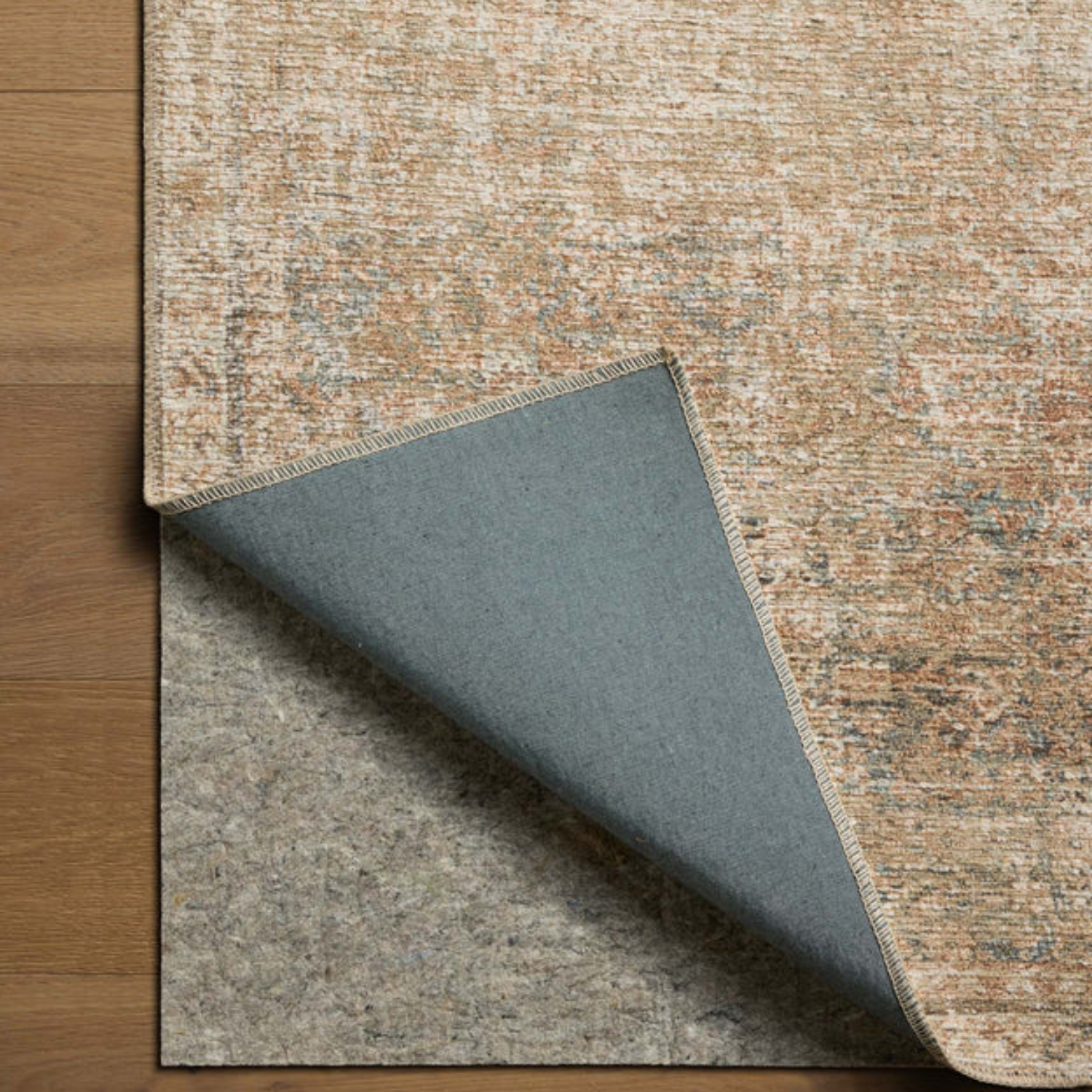 Amber Lewis x Loloi Cambria Ocean/Brick Rug