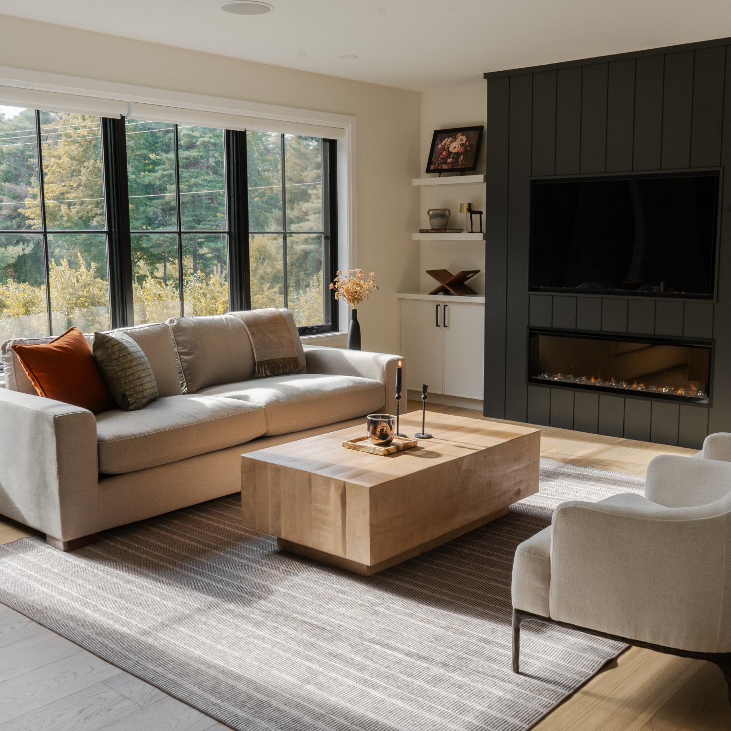 Poise Rectangle Wood Coffee Table