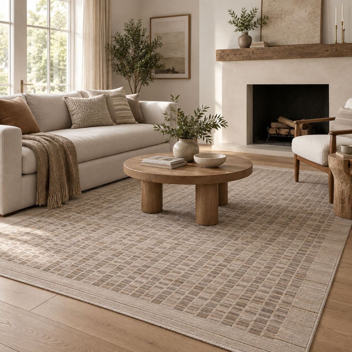 Amber Lewis x Loloi Cali Natural/ Slate Rug