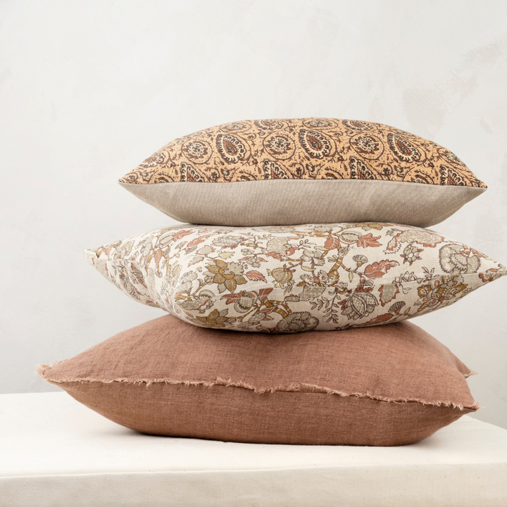 Belgian linen throw pillows sales