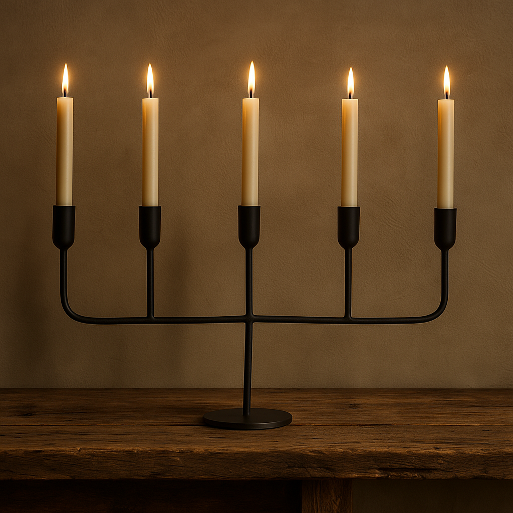 Midnight Candelabra- Black