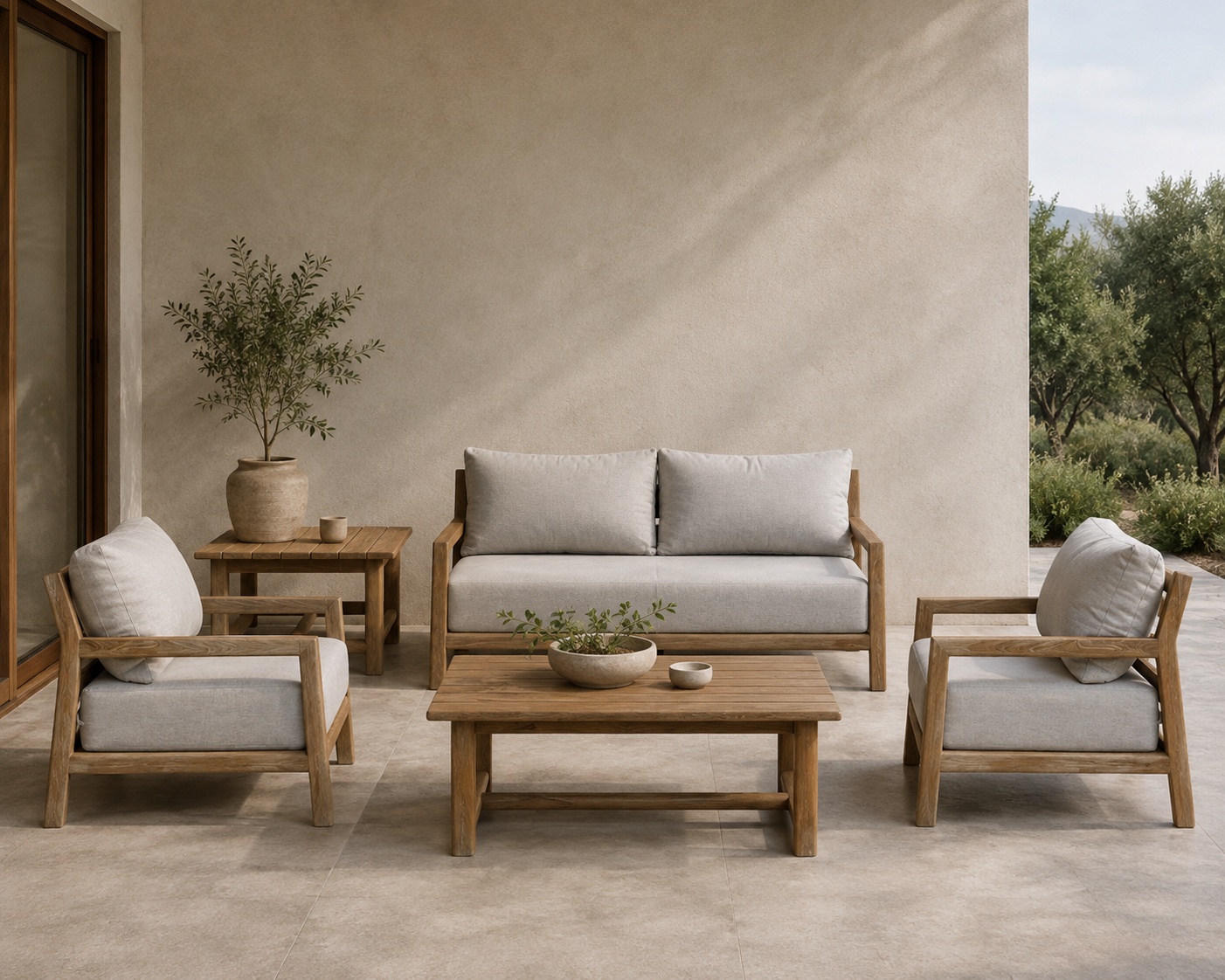 Canmore Reclaimed Teak Sofa