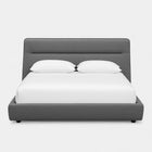 Carlaw Upholstered Platform Bed - Graphite Matte Velvet