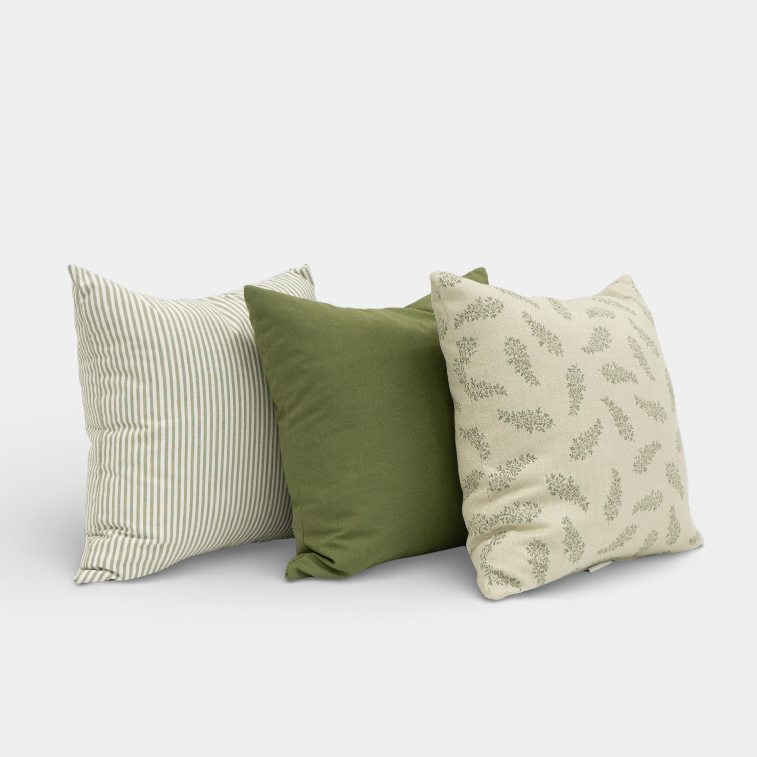 Lush Juniper 20" Sunbrella® Outdoor Toss Cushion Set