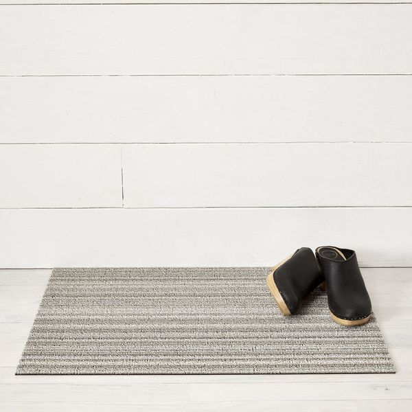 Chilewich Skinny Stripe Shag Mats - Birch