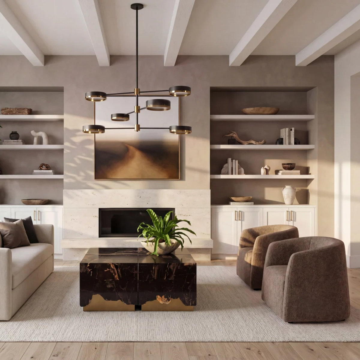 Como Lounge Chair - Hedda Truffle