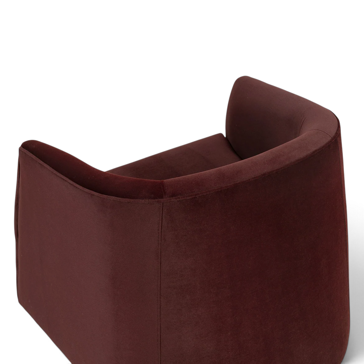 Como Lounge Chair - Rocha Merlot