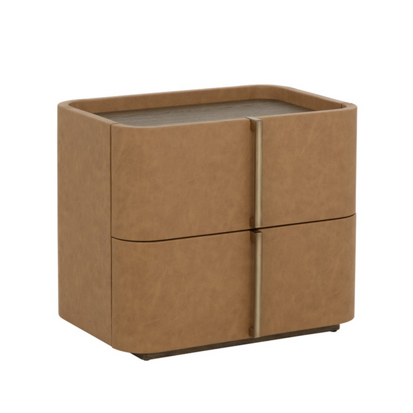 Contour Cognac Nightstand