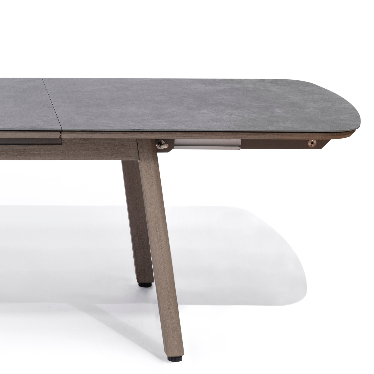 Copenhague Extension Dining Table - Slate Grey