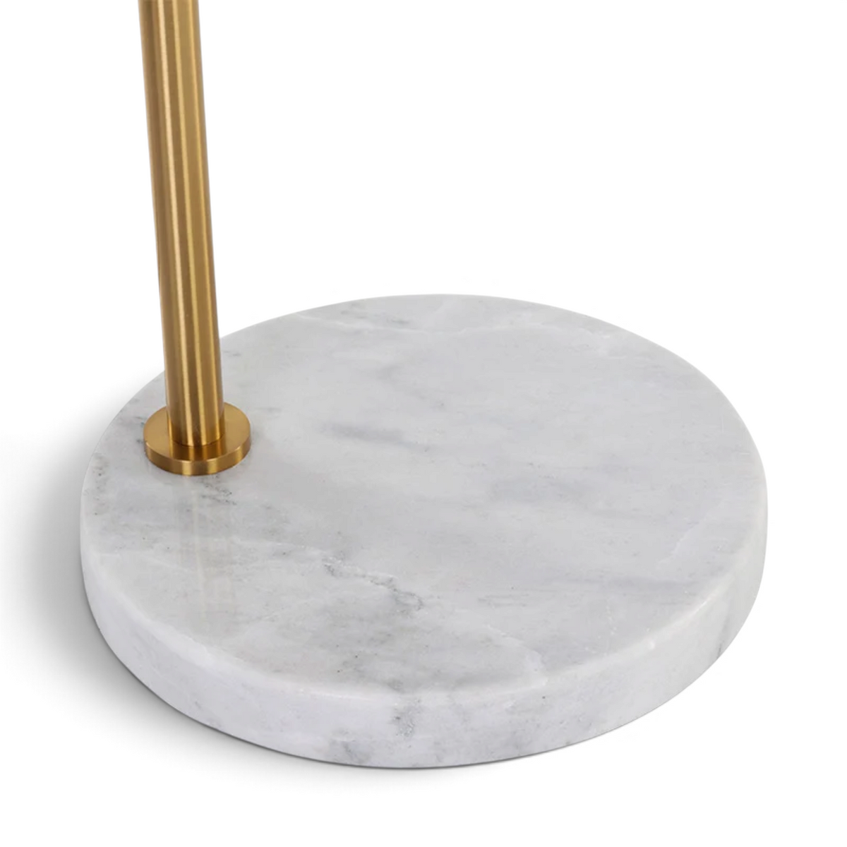 Crescent Floor Lamp - Brass
