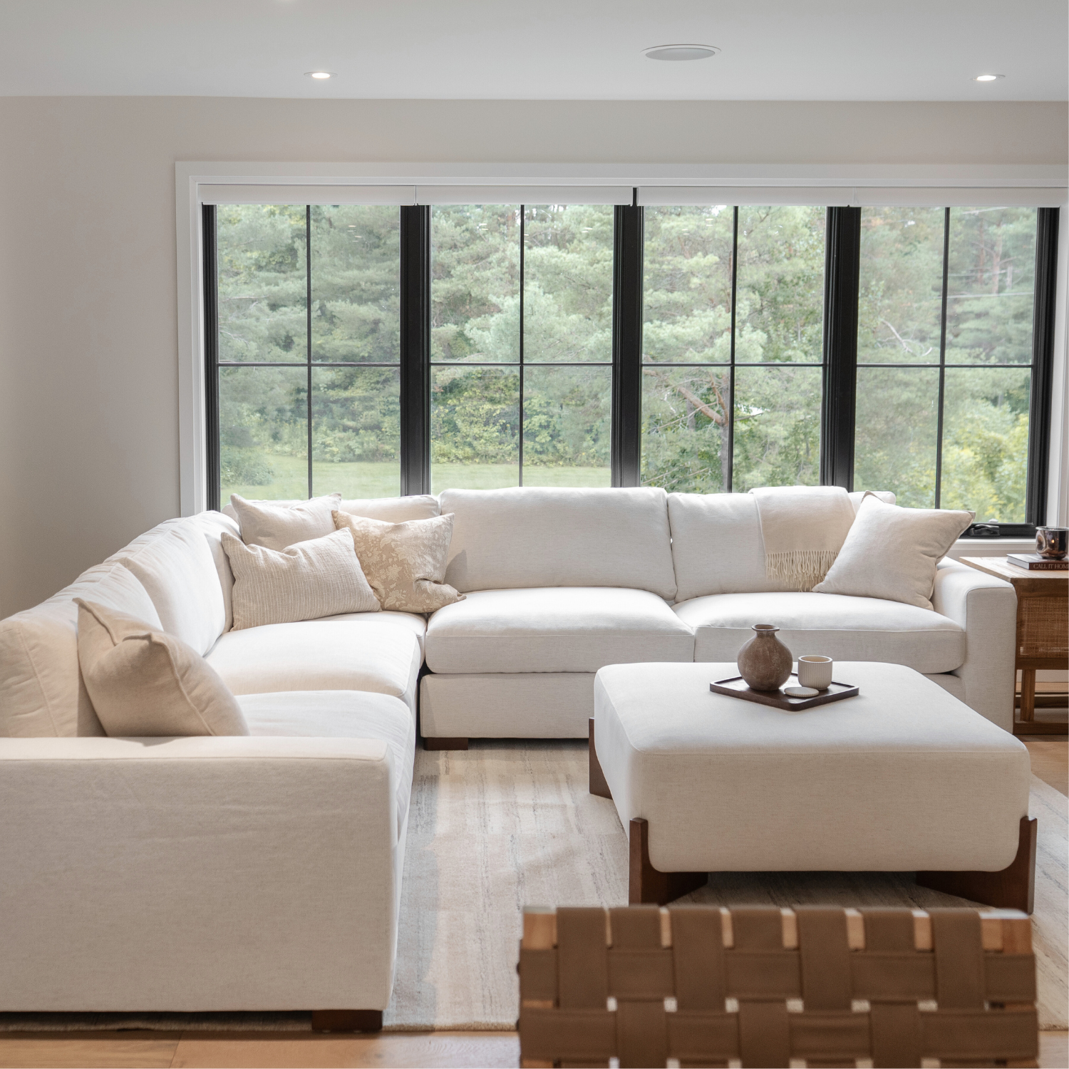 Charlestown L-Shape Sectional - Crypton® Nomad Snow