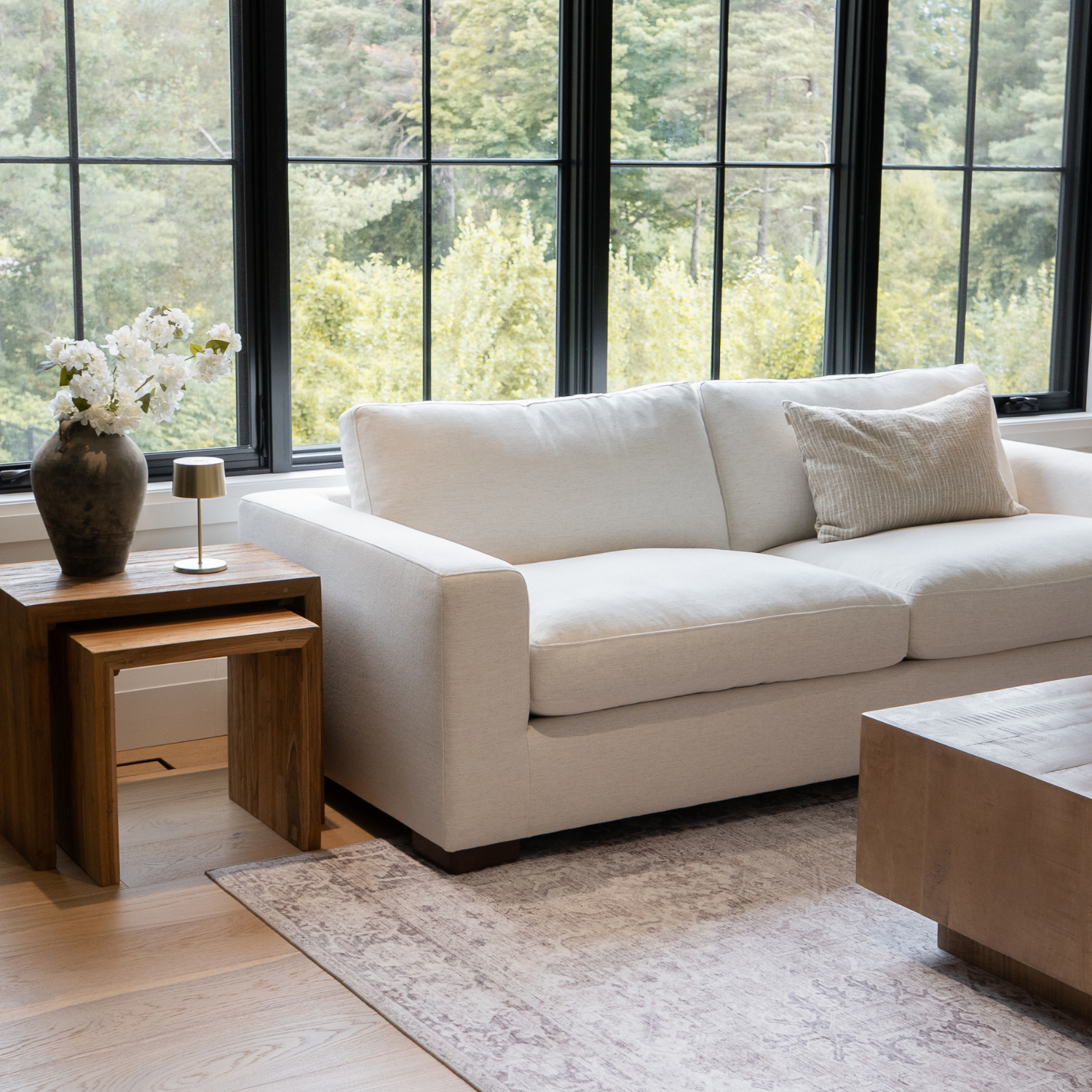 Charlestown Sofa - Crypton® Nomad Snow