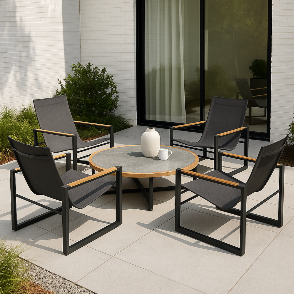 Cubic Conversation Table - Slate